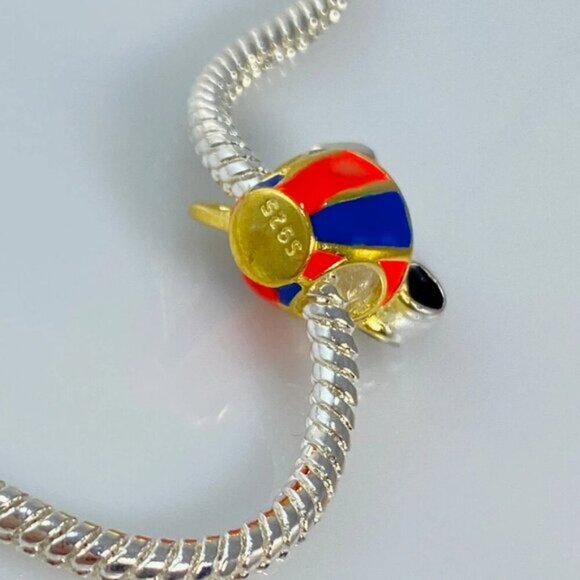 Sterling Silver Peanuts Snoopy Cup Charm - Picture 4 of 5